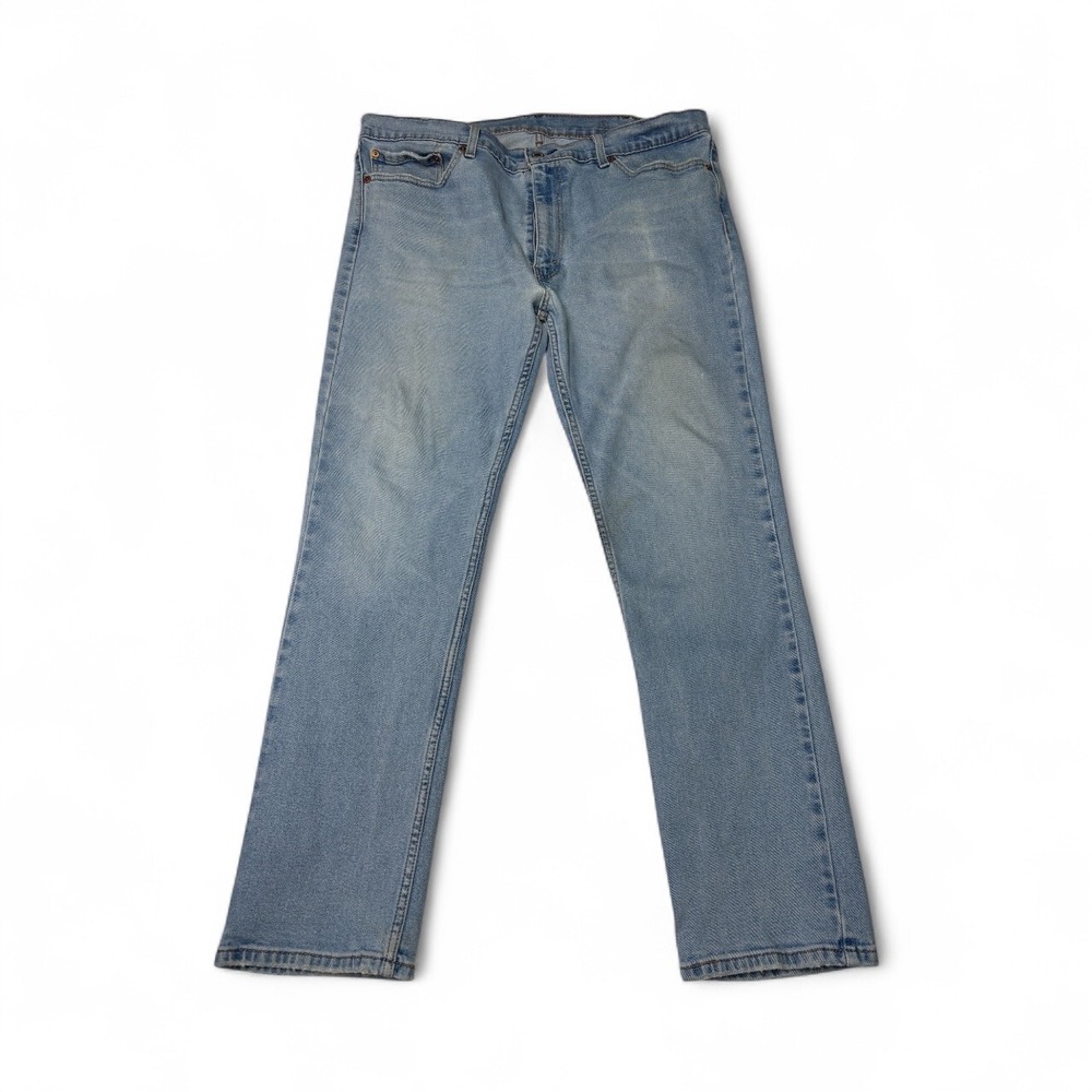 Levis 511 Denim Jeans Mens W38 L30 Light Wash Slim Fit Classic